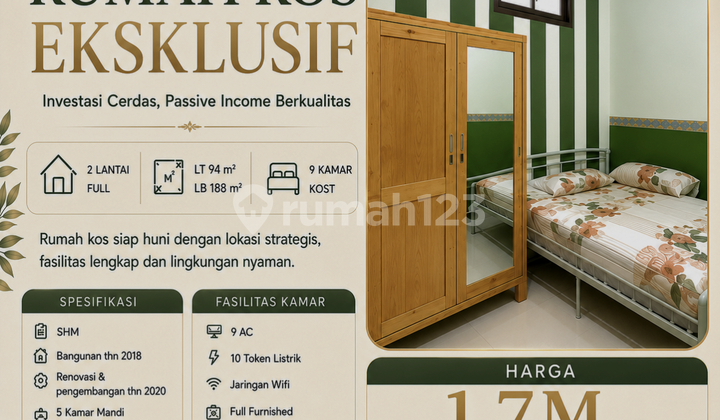 Jual Kos Kosan Aktif Pasar Rebo Dekat Fasilitas Umum Jual Kos Kosan Aktif Pasar Rebo Dekat Fasilitas Umum