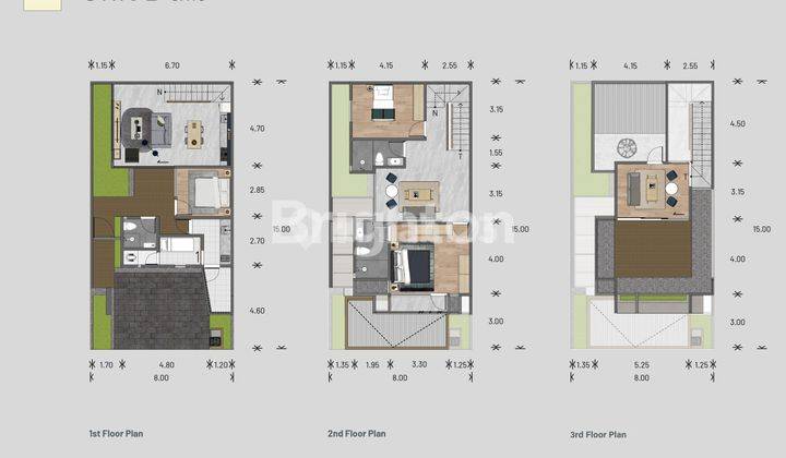 Rumah South Tresor By Ciputra International Metland Cyber Puri Karang Tengah Tangerang-3 Lantai & Indent 2