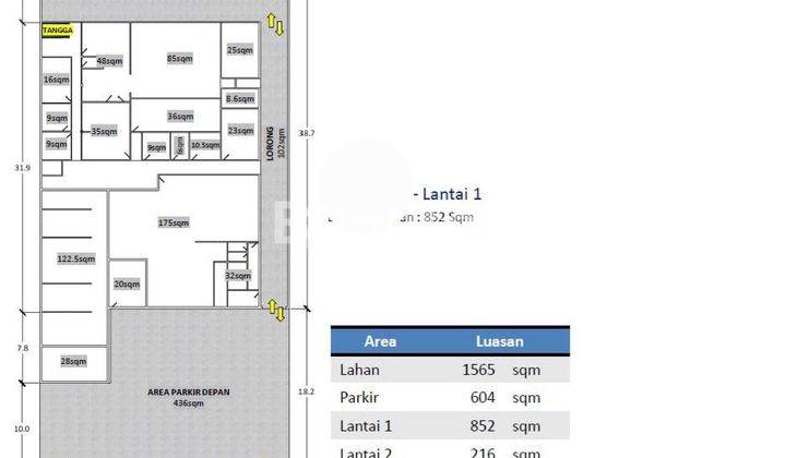 Gudang Warhouse Tomang Dekat Pusat Kuliner Tomang Jakarta Barat-1565m2 1