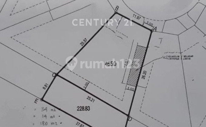 Kavling Siap Bangun Luas Di Boulevard Lippo Karawaci