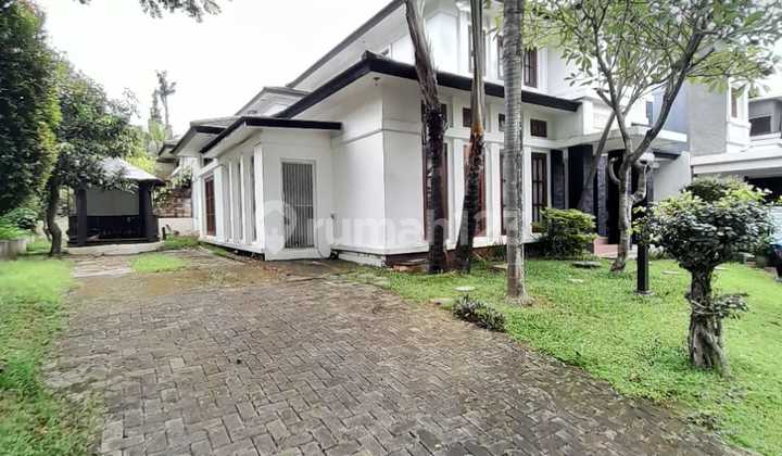 Rumah megah hoek lahan luas di cluster menteng bintaro jaya 2