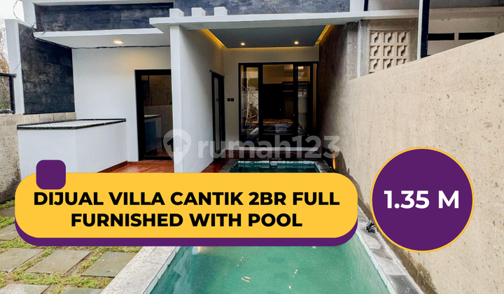 Di Jual Cepat Villa di Canggu dengan Kolam Renang Dekat Sanur Kesiman Near Sanur