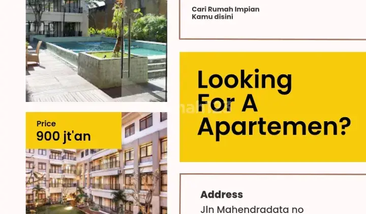 FOR SALE APARTEMENT DI KUTA BALI
NEAR BEACH  1