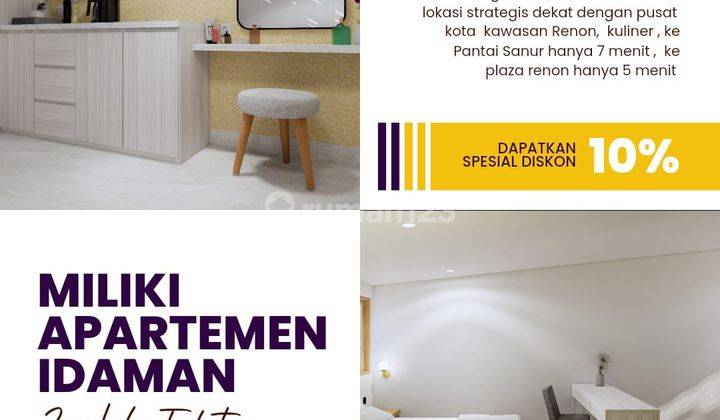 FOR RENT HOUSE SEMI APARTEMEN AT RENON SANGAT COZY DAN NYAMAN  2