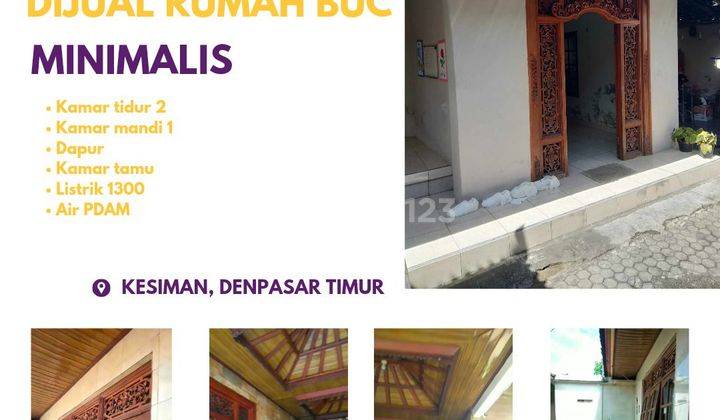 RUMAH MINIMALIS DIJUAL BUC SIAP HUNI BAGUS 1