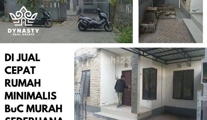 DI JUAL CEPAT RUMAH MINIMALIS BuC MURAH SEDERHANA 1