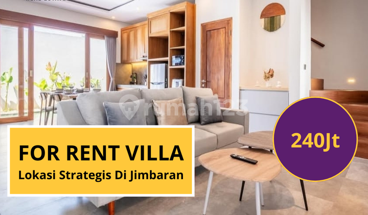 Sewa Vila Minimalis Modern di Ungasan Bali
