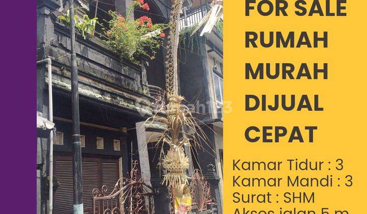 For Sale Dijual Cepat Rumah Minimalis Murah Lokasi Strategis Di Kerobokan  2