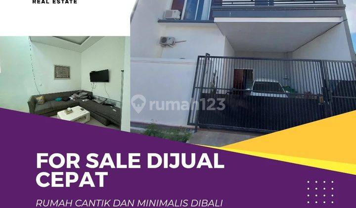 For Sale Beautiful And Minimalist House Prdungan South Denpasar 1