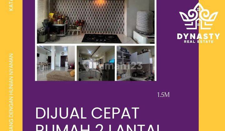 Dijual Rumah Cepat 2 Lantai Full Furnished Lokasi Strategis Di Denpasar Barat  2