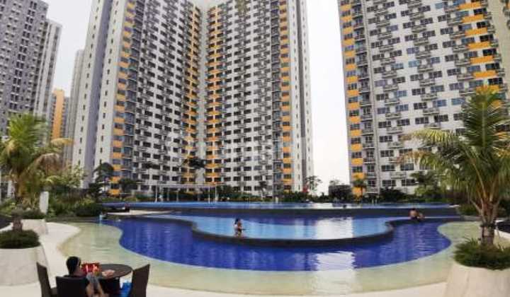 Murah Jual Rugi Bu Apartment Summarecon Bekasi Tower Davallia, Pool View 4