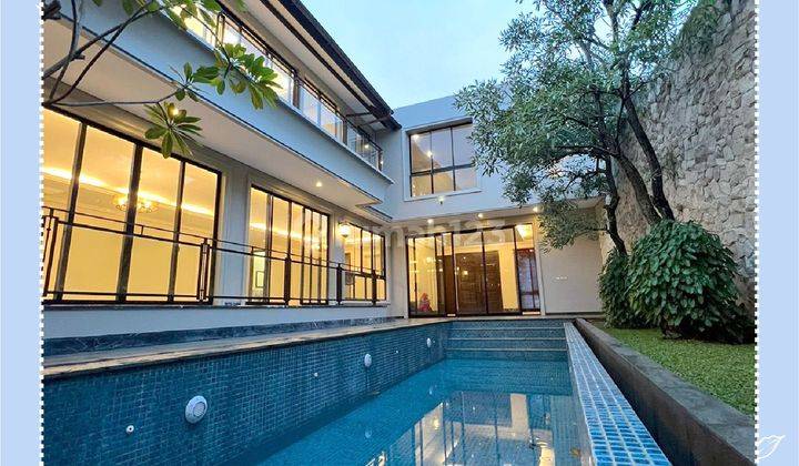For Rent Rumah Sewa Mewah Luxury Lift Nuansa Bali Tropis Good Location Dekat Bukit Golf Dan Sekolah Jis Dekat Mall Harga Murah Di Pondok Indah Jakarta Selatan 1