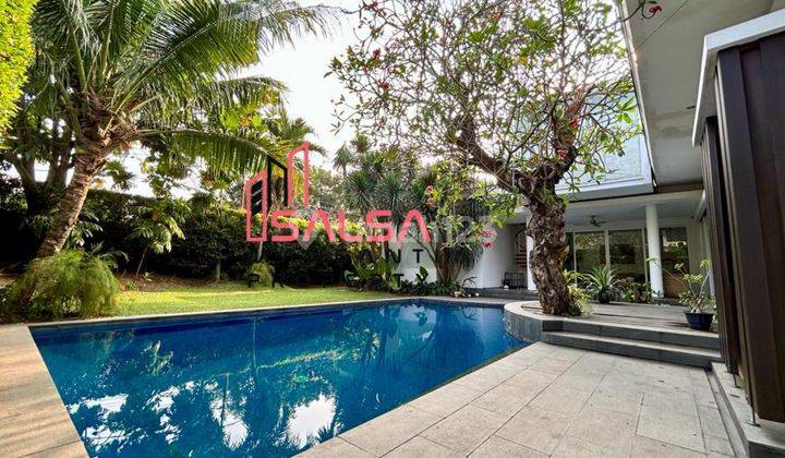 For Sale Dijual Cepat Rumah Mewah Nice Pool And Garden Tanah Luas 1600 M Harga Negosiable Homi Sekali Area Kemang Ampera Jakarta Selatan 1