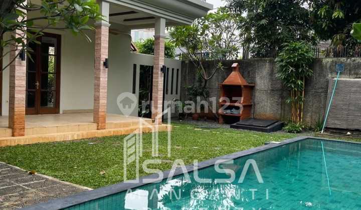 For Rent House Nice Garden Pool Harga Rp.500 Jutaan Lokasi Strategis Dan Dekat Sekolah Internasional Dan Perbelanjaan Area Kemang Dekat Pejaten Dan Dekat Kemana Mana Area Kemang Jakarta Selatan 2