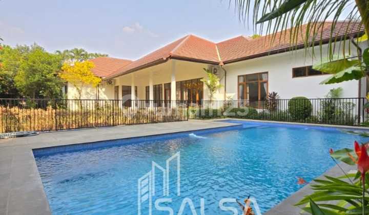 Disewakan Rumah Cantik Bangunan 1 Lantai Bisa Kantor Dan Tempat Tinggal Tanah Luas Harga 600 Jutaan Lokasi Prime Area Dekat Sekolah Internasional Dan Cafe Dan Area Expat Dan Kedutaan Dan Pejabat Area Kemang Jakarta Selatan 1