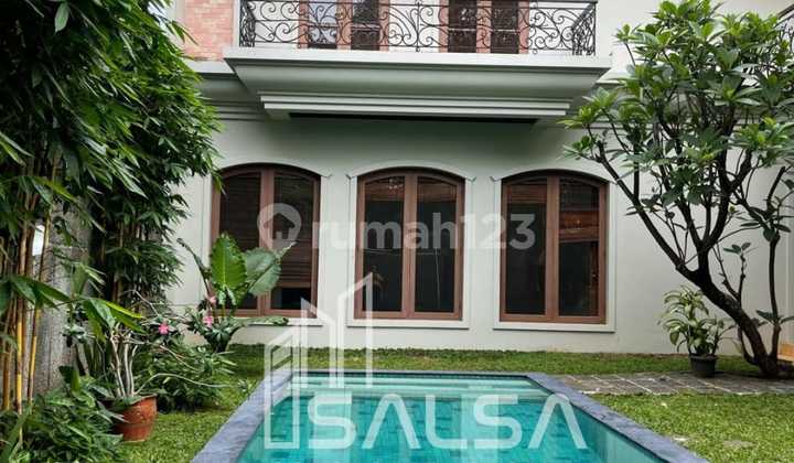 For Rent House Nice Garden Pool Harga Rp.500 Jutaan Lokasi Strategis Dan Dekat Sekolah Internasional Dan Perbelanjaan Area Kemang Dekat Pejaten Dan Dekat Kemana Mana Area Kemang Jakarta Selatan 1
