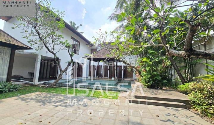 Disewakan Cepat Rumah Cantik Nuansa Villa Bali harga Murah Rp.1.2 M an dalam komplek Tenang dan Nyaman dekat Sekolah Prancis dan Kemamg dan Toll Tb Simatupang Dan Dekat Antasari Area Cipete Jakarta Selatan 1