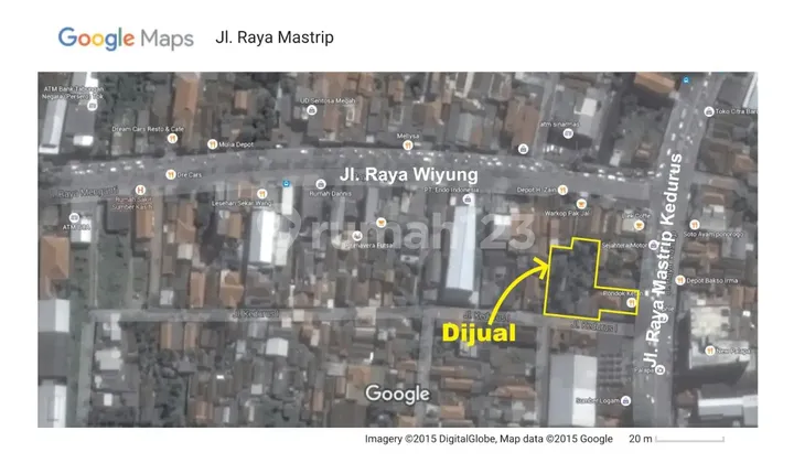 Jual Tanah 1347 m2 Mastrip Karangpilang, Surabaya 2