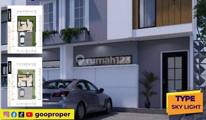 Rumah 2 Lantai Baru di Skyland Sekarpuro Pakis Malang 1