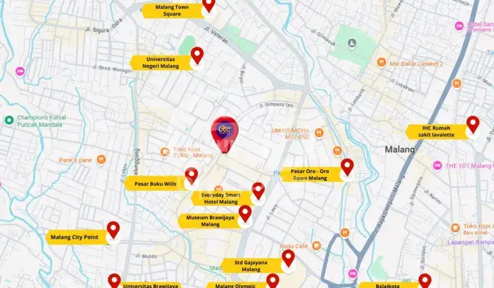 Ruko Strategis Tengah Kota Disewakan di Jl Pahlawan Trip Malang 2