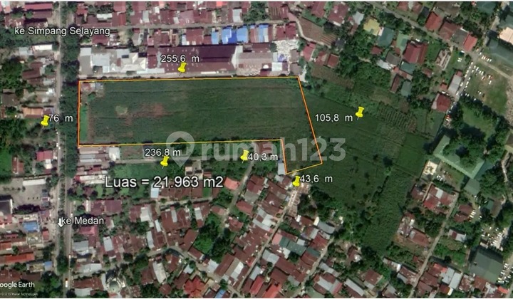 Jual Tanah Strategis Tengah Kota di Jl. Jamin Ginting Medan Selayang Jual Tanah Strategis Tengah Kota di Jl. Jamin Ginting Medan Selayang