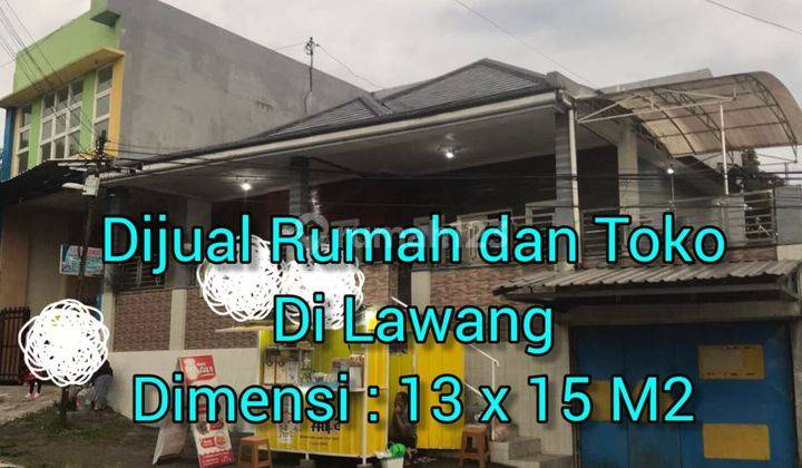 Dijual Ruko di Jl. Anjasmoro Lawang 2