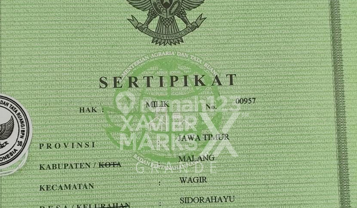 Dijual Tanah Murah Di Daerah Wagir Malang 2