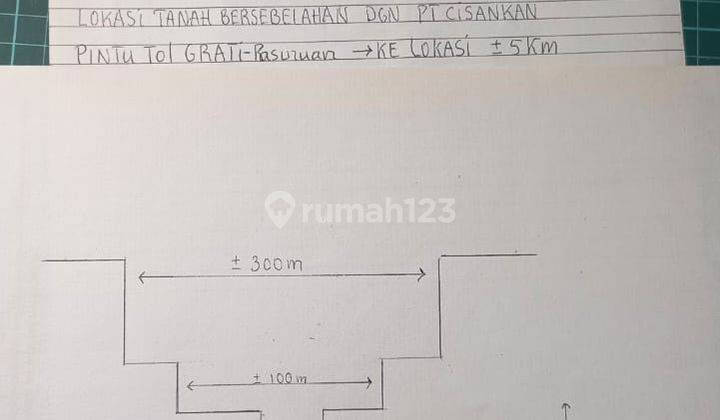 Jual Cepat Tanah Pasuruan hanya 350 rb/m2 1