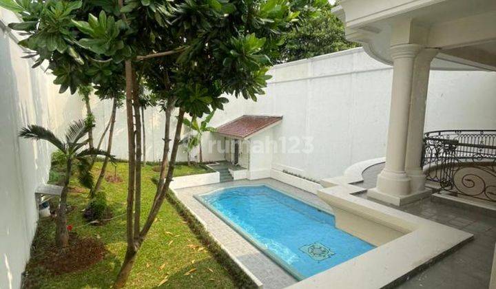 A 2 Storey,4 Br, 5bt, With Pool And A Yard Unfurnish At Cilandak Jakarta 2