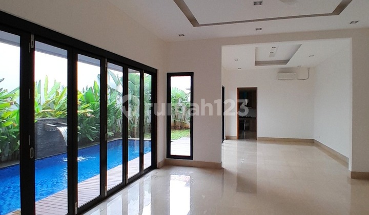 For Rent 2 Storey House With Private Swimming Pool 5Br + Study Room At Kemang Jakarta Selatan