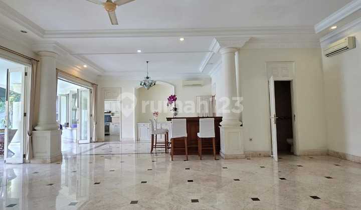 For Rent House 8 BR 8 BT with Big Pool & Yard in Kemang, South Jakarta 2