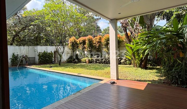 For Rent: Spacious 5Br Stand-Alone House, 2 Storeys With Private Pool In Kemang, South Jakarta