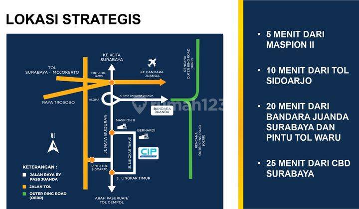 Gudang Tertutup Ready Kappa Baru Luasan 410 M Komplek Pergudangan Industri Lingkar Timur Sidoarjo Berijin Usaha Kawasan Industri 2