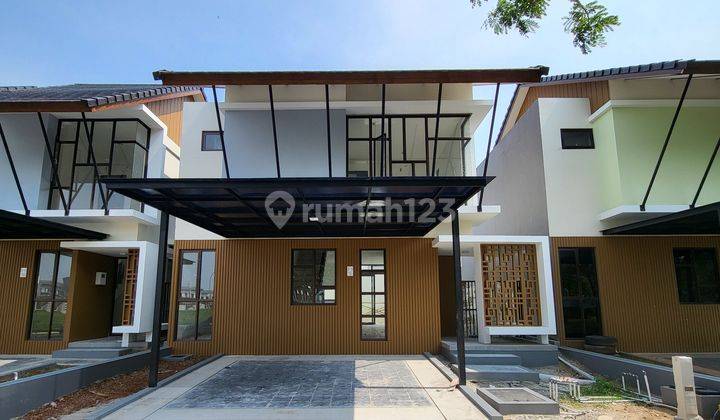 Rumah Baru Depan Taman Free Ppn Tanpa Dp 1