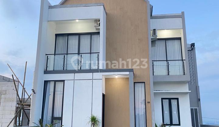 Rumah Model Scandinavian di Gamping Sleman dengan View City Light Kota Jogja