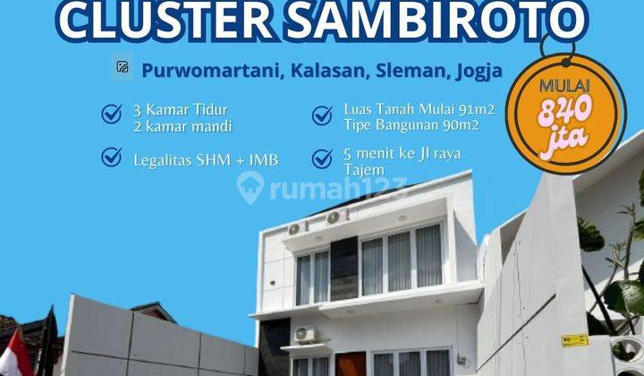 Rumah 2 Lt Akses Premium Di Kalasan Sleman Dekat Jl Tajem 1