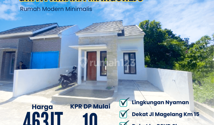 Dijual Rumah Modern 400JTan Mangku Jalan Aspal Dekat Jl Magelang 1