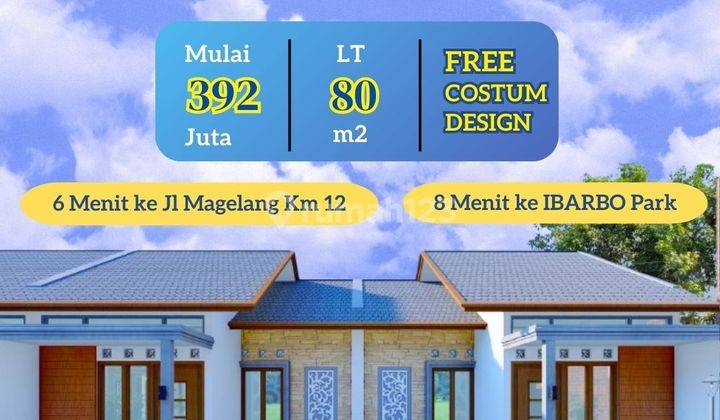 Rumah Baru 300JTan Di Sleman Utara Dekat Exit Tol Banyurejo  1