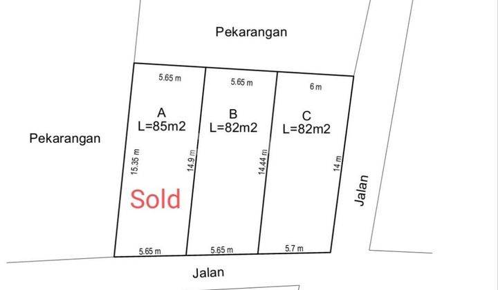 Rumah Modern 3 Kamar 500 Jt di Jl Tajem Utara Ringroad 3