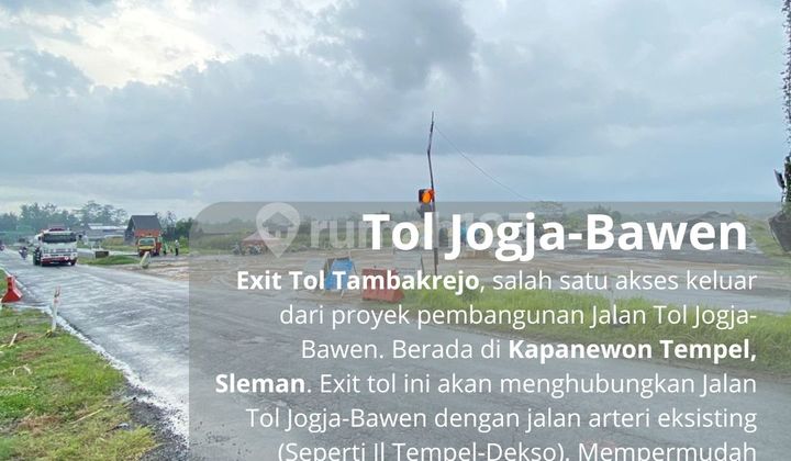 300M IDR House in Sleman with SHM Legality Near Tambakrejo Toll Gate