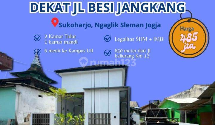 Dijual Rumah Baru Siap Huni 400JTan Dekat Kampus Uii  1