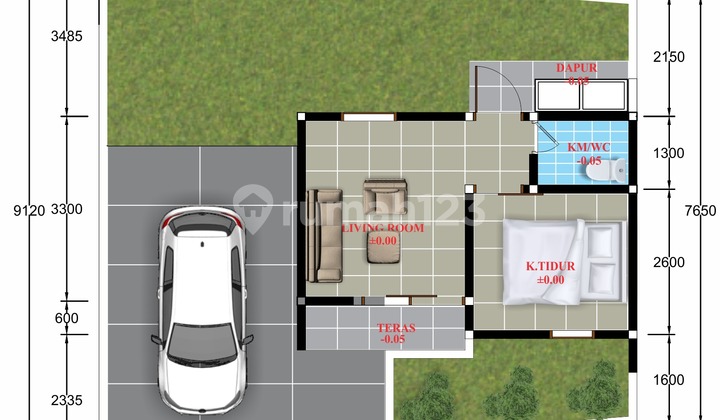 Rumah Scandinavian Strategis Dekat Exit Tol Jogja-Bawen 2