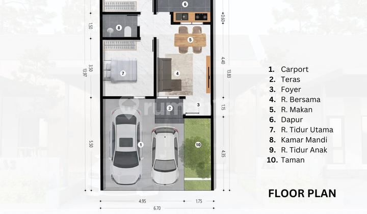 Rumah Minimalis Cantik di Mlati Sleman Carport Luas Harga 600 Juta-An 2
