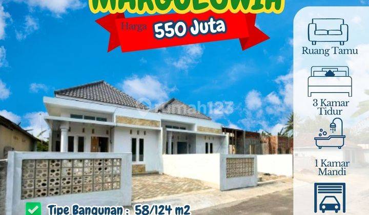 Rumah Strategis Harga Minimalis Di Sleman Barat, Bisa Kpr 1