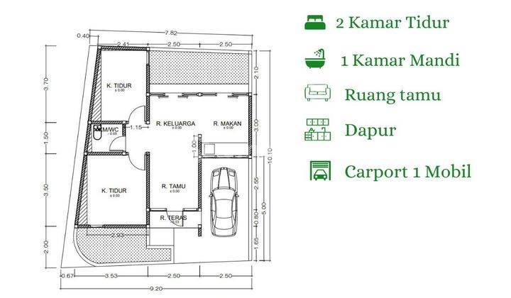 Strategis, Hunian Dekat Jl Berbah Kalasan 500JTan Siap Huni 2