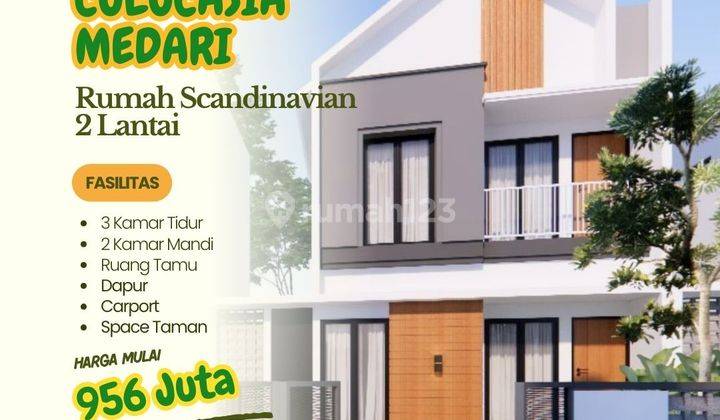 Rumah Scandinavian 2LT Di Sleman, 5 Menit Ke Jl Magelang Km 12 1