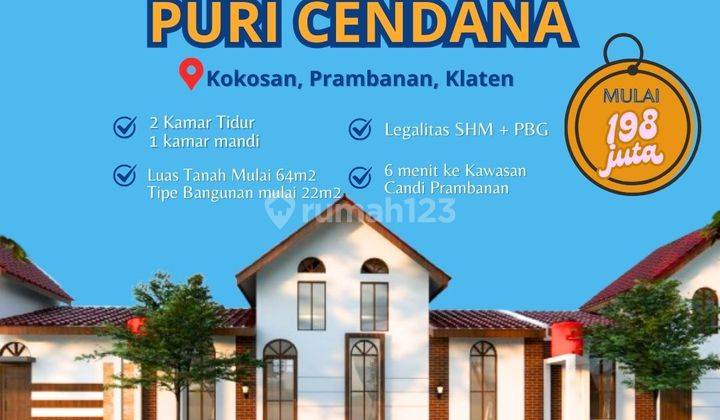 Rumah Murah Legalitas SHM 6 Menit Dari Candi Prambanan 1