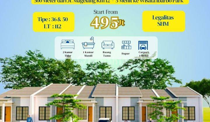 Rumah Luas Harga Terjangkau Di Sleman Dekat Jl Magelang Km 12 1