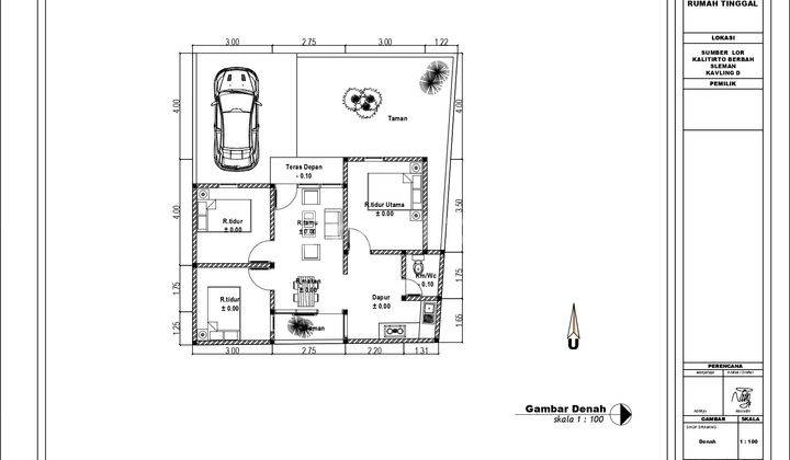 Rumah Modern Akses Mudah Di Berbah Sleman 500JTan 2