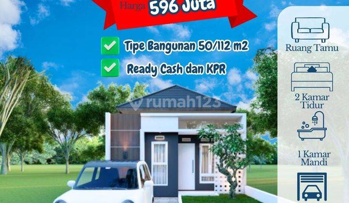 Rumah Desain Cantik Di Murangan Sleman Tipe 50 112 1